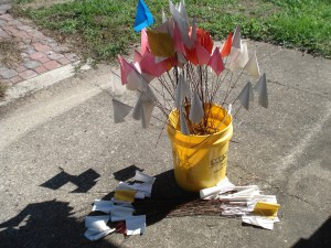 Markers of the fallen