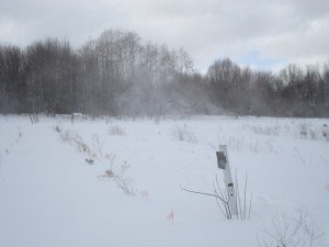 Blowing snow